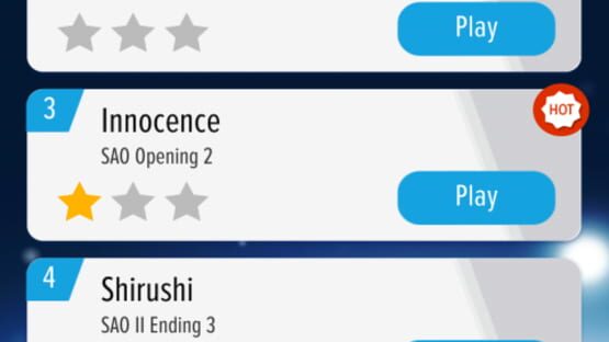 Screenshot Piano Tap SAO