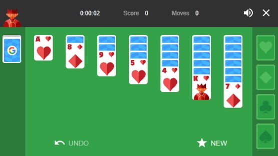 Screenshot Google Solitaire