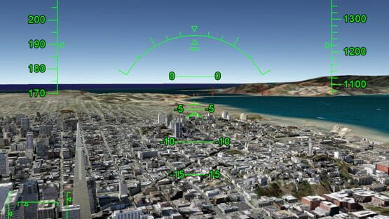 Screenshot Google Earth Flight Simulator