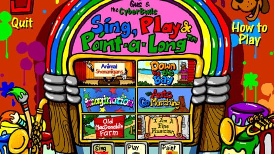 Screenshot Gus and the Cyberbuds: Sing, Play & Paint-A-Long