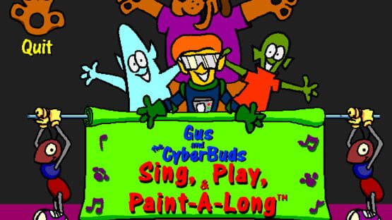 Screenshot Gus and the Cyberbuds: Sing, Play & Paint-A-Long
