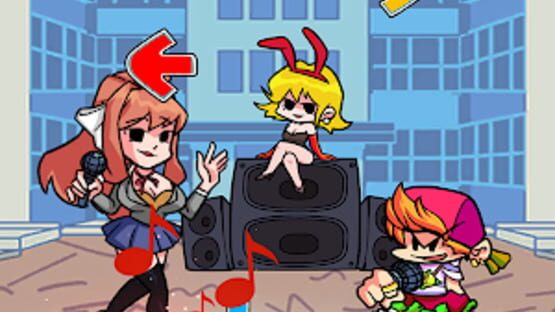 Screenshot Friday Night Funkin' Battle Waifu
