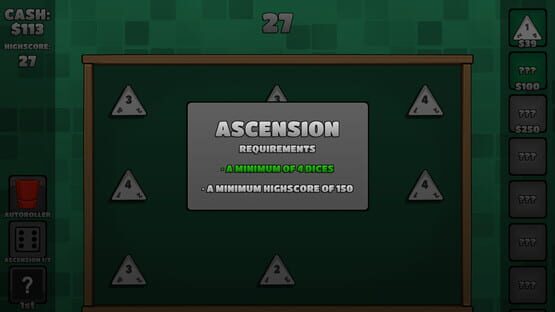 Screenshot Incremental Dice