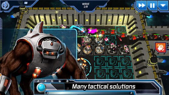 Screenshot Module TD. Sci Fi Tower Defense