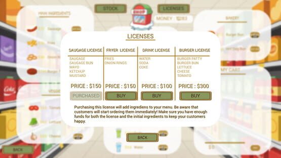 Screenshot Fast Food King
