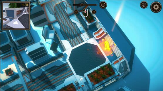 Screenshot Hidden Space Station Top-Down 3D
