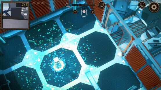 Screenshot Hidden Space Station Top-Down 3D