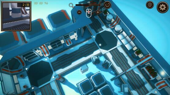 Screenshot Hidden Space Station Top-Down 3D
