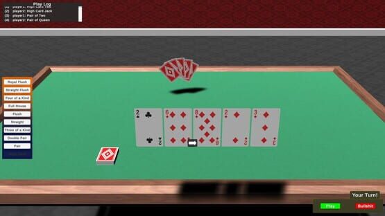 Screenshot Poker Hands Bullshit
