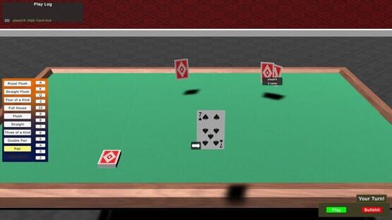 Screenshot Poker Hands Bullshit