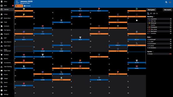 Screenshot Hockey Legacy Manager 25