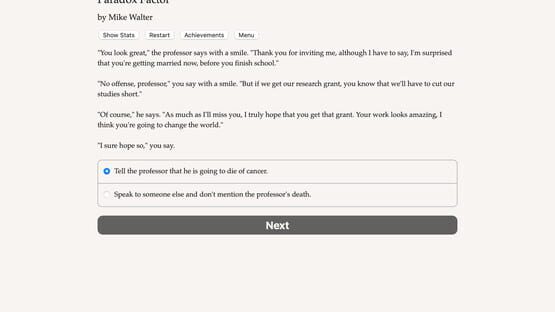Screenshot Paradox Factor