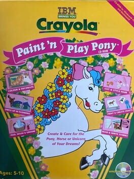 Cover Crayola Paint 'n Play Pony