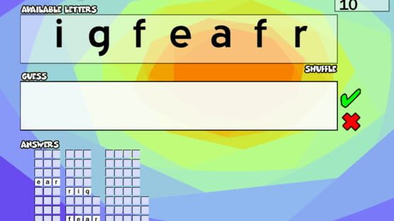Screenshot Anagramarama