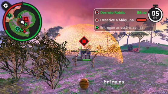 Screenshot PoN!: The Armadillo Island