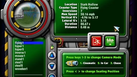 Screenshot Roller Coaster Mania 2