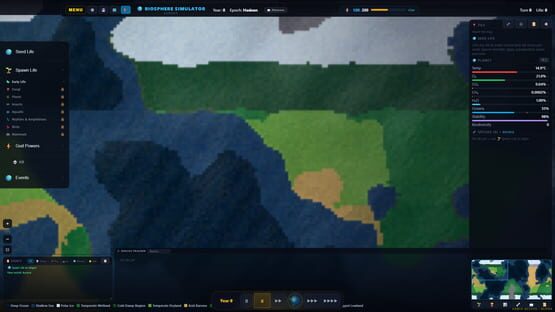 Screenshot Biosphere Simulator