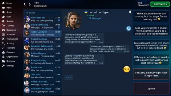 Screenshot Esports Manager 2026