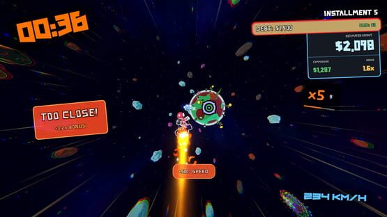 Screenshot StarDrift Delivery