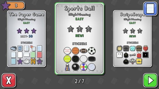 Screenshot The Paper Game