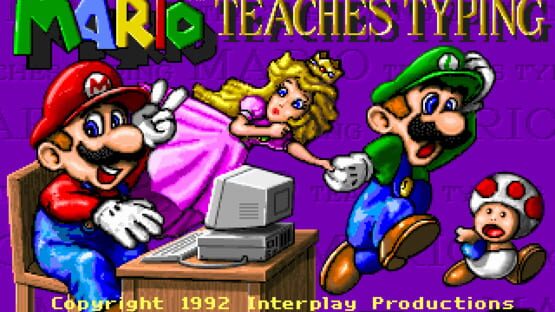 Screenshot Mario Teaches Typing