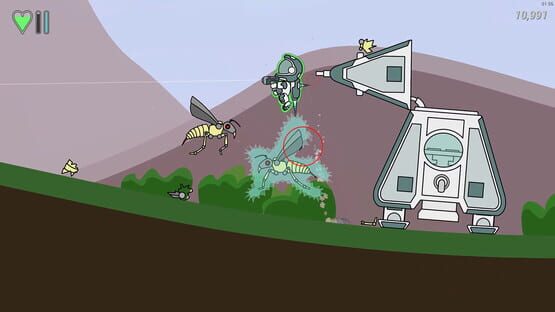 Screenshot Space Bob vs. The Replicons
