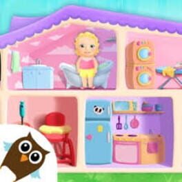 Cover Sweet Baby Girl Doll House