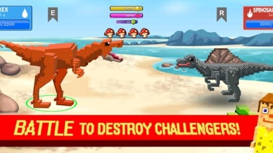 Screenshot Jurassic Pixel Dinosaur Craft
