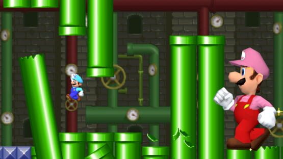 Screenshot NSMB: Mario vs. Luigi Online