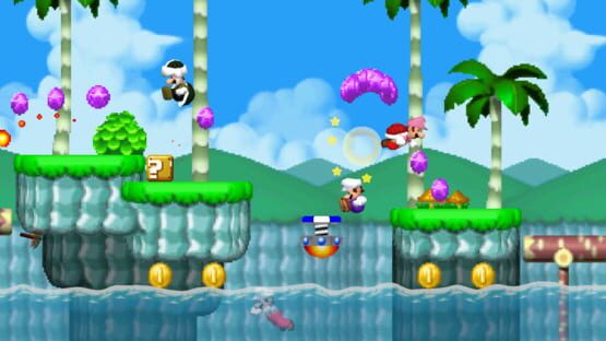 Screenshot NSMB: Mario vs. Luigi Online