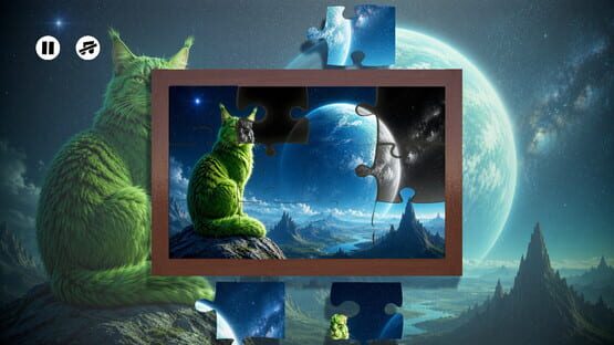 Screenshot Puzzles: Space Cats