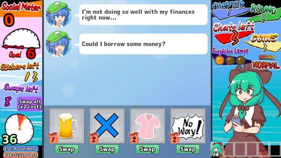 Screenshot Hina-chan's Sticker Survival