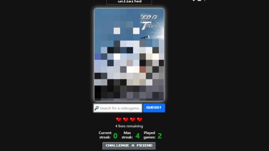 Screenshot Gamedle
