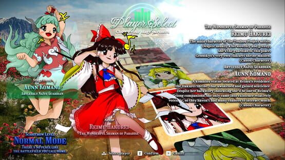 Screenshot Touhou Sousenkyou: Land of Oracular Zeitgeist