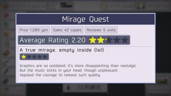 Screenshot Life of a Lonely Indie Game Developer