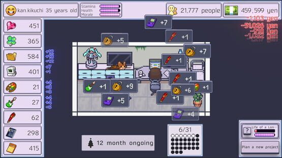 Screenshot Life of a Lonely Indie Game Developer
