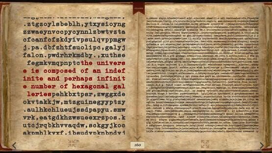 Screenshot Library of Babel 3D