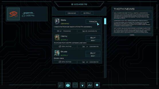 Screenshot Data Trader