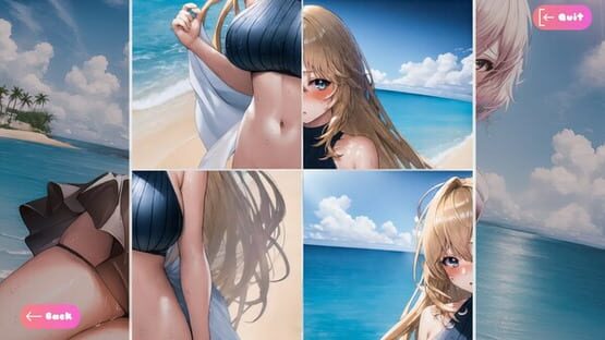 Screenshot Senpai Puzzle: Waifu Summer