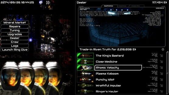 Screenshot ΔV: Rings of Saturn - Space Furry Edition