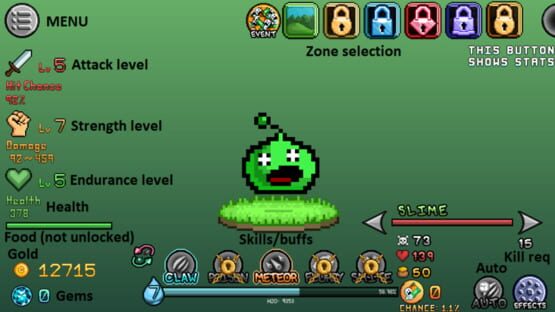Screenshot Idle Skilling