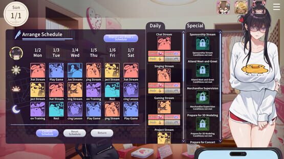 Screenshot V-Lover!