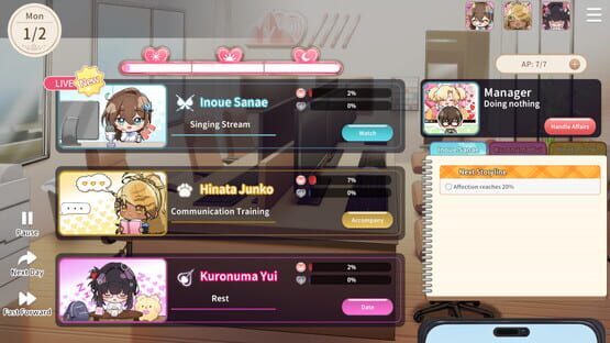 Screenshot V-Lover!