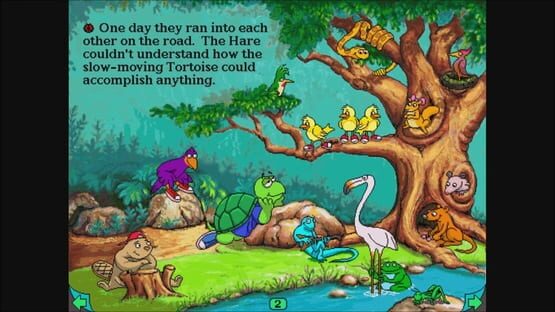 Screenshot Living Books: Aesop's The Tortoise and the Hare