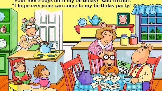 Screenshot Living Books: Arthur's Birthday
