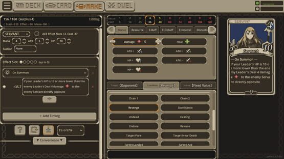 Screenshot Card Make Arena