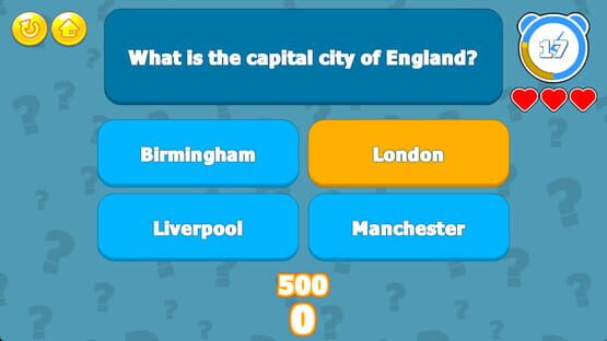 Screenshot Capital Cities Trivia