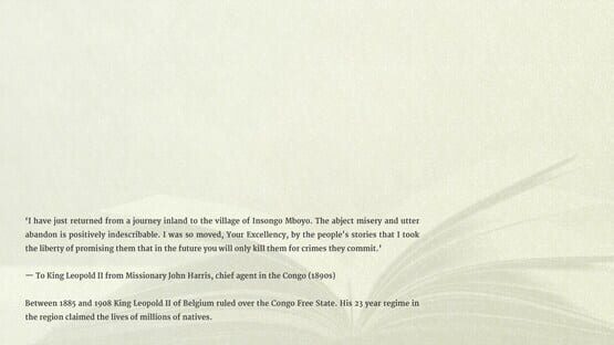 Screenshot Unheard Screams: King Leopold II's Rule Over the Congo