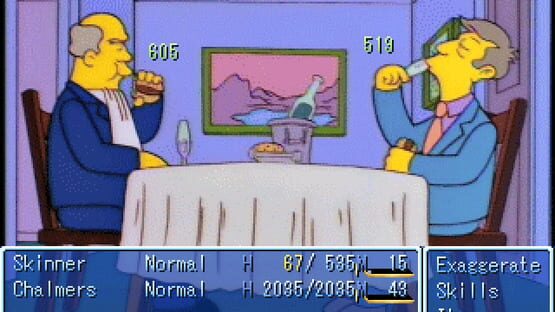 Screenshot Steamed Hams, but it's RPGMaker2003!