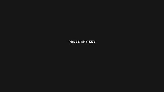 Screenshot Press Any Key